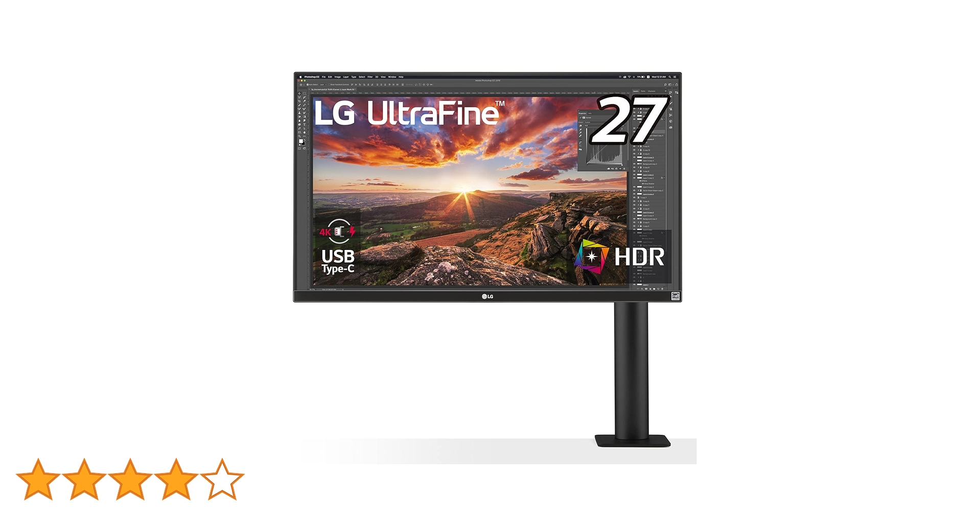 Amazon.co.jp: LG エルゴノミクス スタンド モニター ディスプレイ